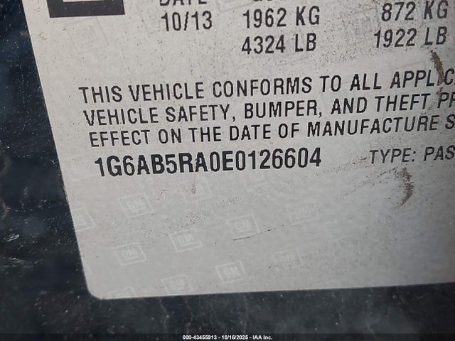 2014 CADILLAC ATS 1G6AB5RA0E0126604 Photo 8