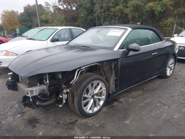 2022 AUDI A5 CABRIOLET WAU2AGF50NN007412 Photo 1