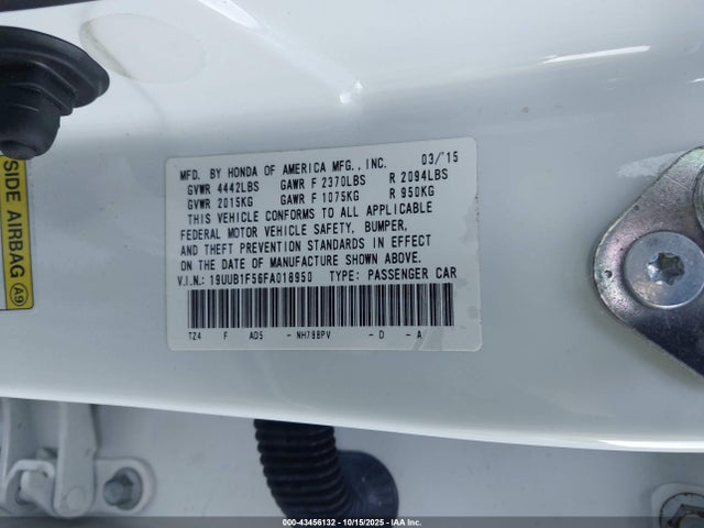 2015 ACURA TLX 19UUB1F56FA018950 Photo 8