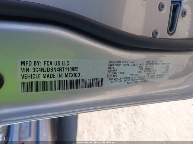 Jeep Compass 2024 3C4NJDBN4RT110925 Image 9