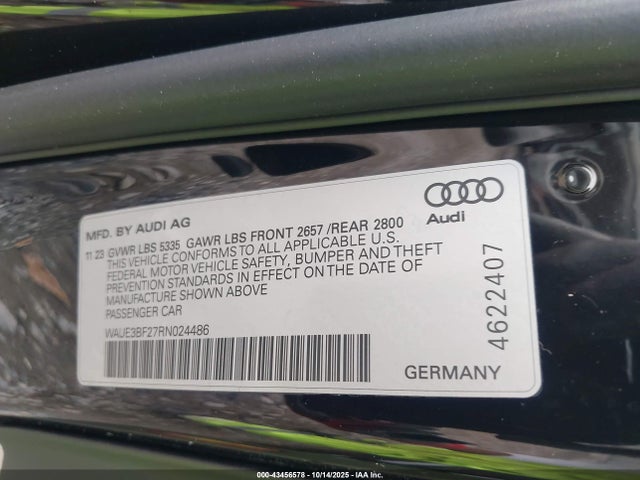 2024 AUDI A6 WAUE3BF27RN024486 Photo 8