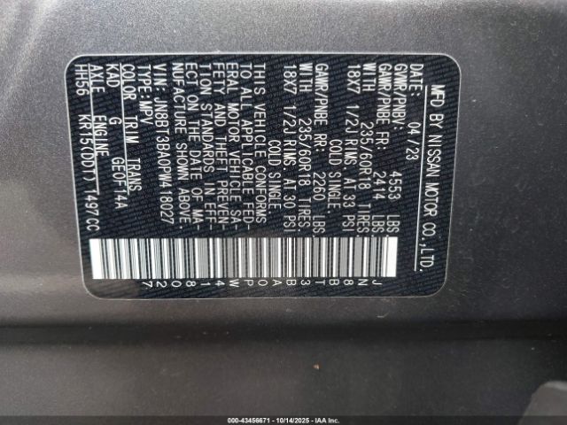 2023 NISSAN ROGUE JN8BT3BA0PW418027 Photo 8