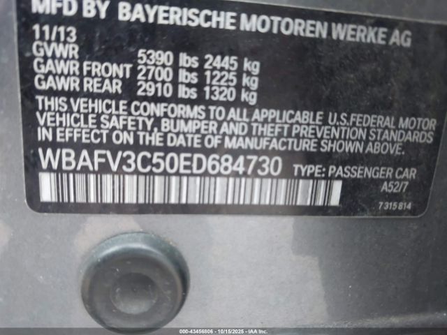 2014 BMW 535D WBAFV3C50ED684730 Photo 8