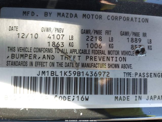 2011 MAZDA MAZDA3 JM1BL1K59B1436972 Photo 8