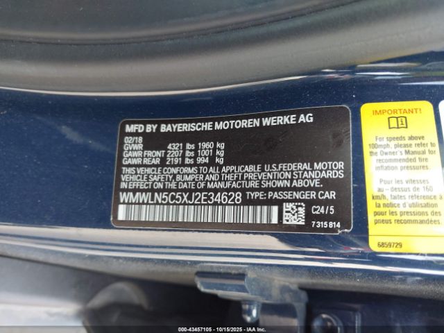 2018 MINI CLUBMAN WMWLN5C5XJ2E34628 Photo 8