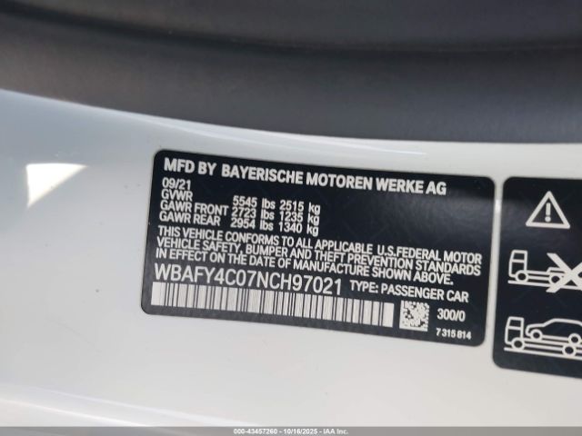 2022 BMW M850I WBAFY4C07NCH97021 Photo 8