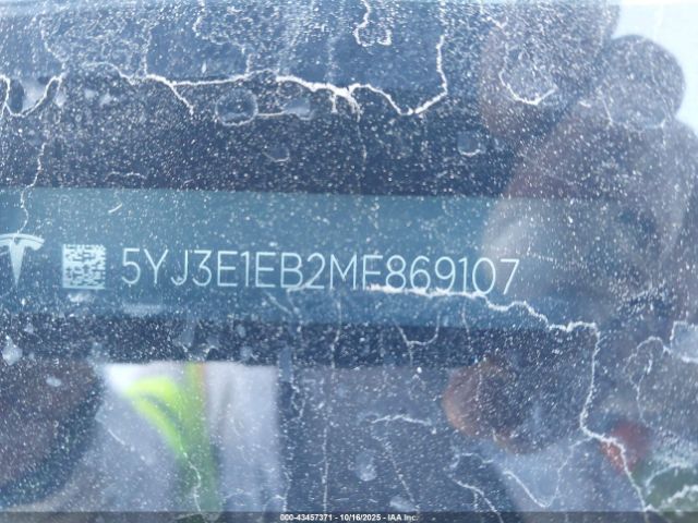 2021 TESLA MODEL 3 5YJ3E1EB2MF869107 Photo 8