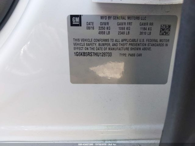 2017 CADILLAC CT6 1G6KB5RS7HU128733 Photo 8