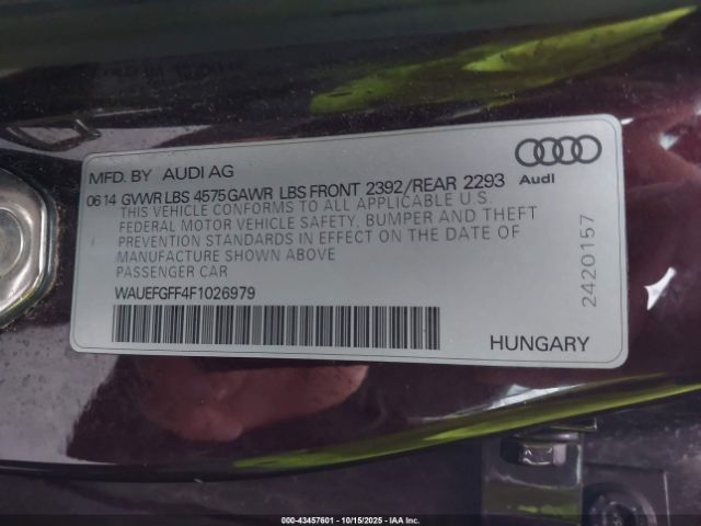 2015 AUDI A3 WAUEFGFF4F1026979 Photo 8