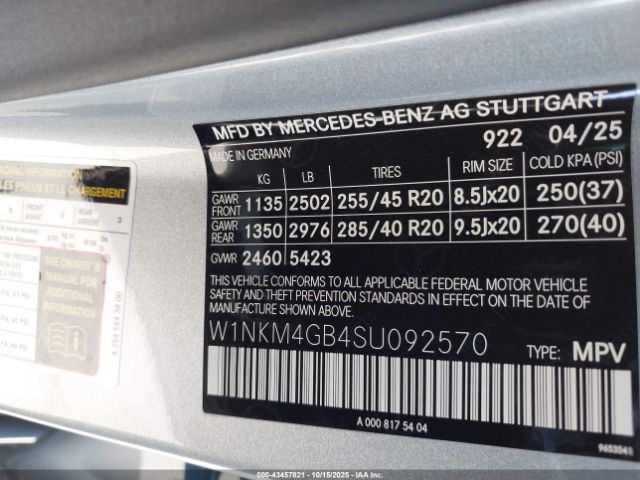 2025 MERCEDES-BENZ GLC 300 W1NKM4GB4SU092570 Photo 8