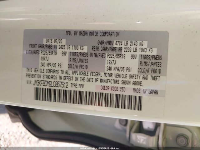 2020 MAZDA CX-5 JM3KFBDM9L0857512 Photo 8