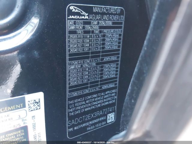 2024 JAGUAR F-PACE SADCT2EX3RA727411 Photo 8