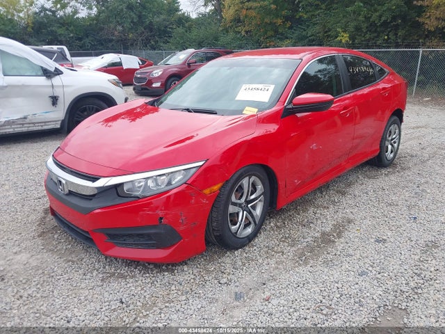 2018 Honda Civic Lx მანქანა იყიდება აუქციონზე, vin: 2HGFC2F52JH580284, აუქციონის ნომერი: 43458424