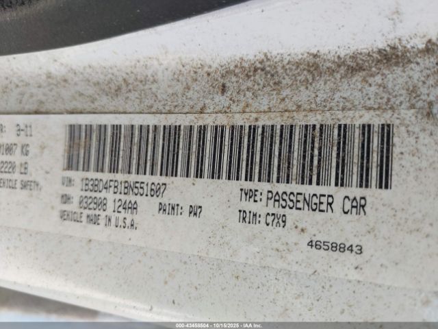 2011 DODGE AVENGER 1B3BD4FB1BN551607 Photo 8