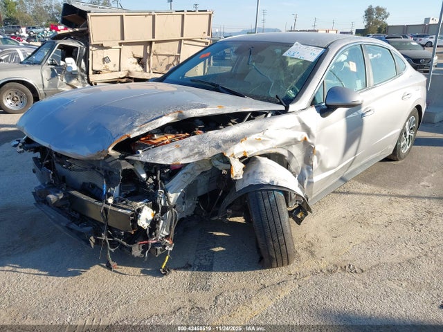 KMHL24JJ0PA076498 Hyundai Sonata Hybrid Blue