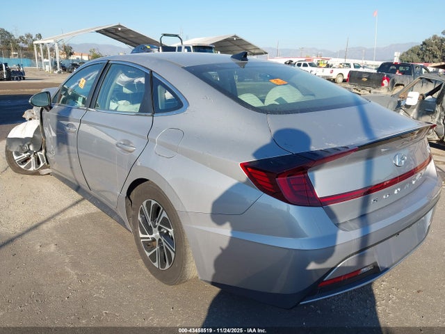 KMHL24JJ0PA076498 Hyundai Sonata Hybrid Blue