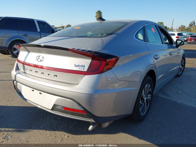 KMHL24JJ0PA076498 Hyundai Sonata Hybrid Blue