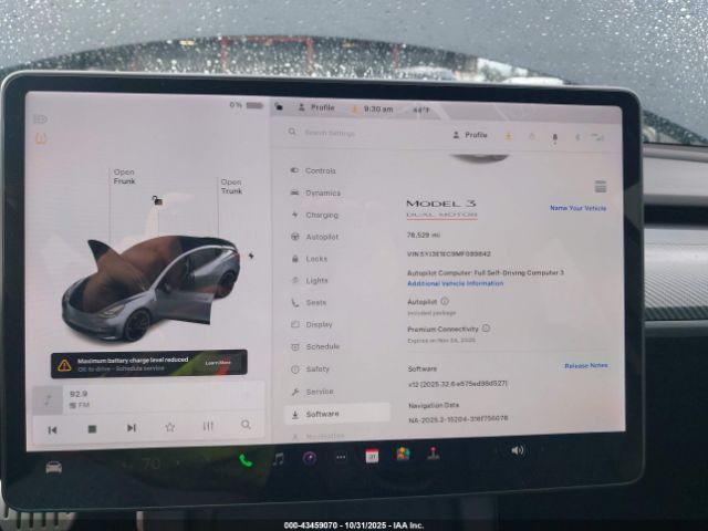 2021 TESLA MODEL 3 5YJ3E1EC9MF089842 Photo 6