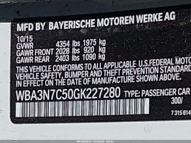 2016 BMW 428I WBA3N7C50GK227280 Photo 8