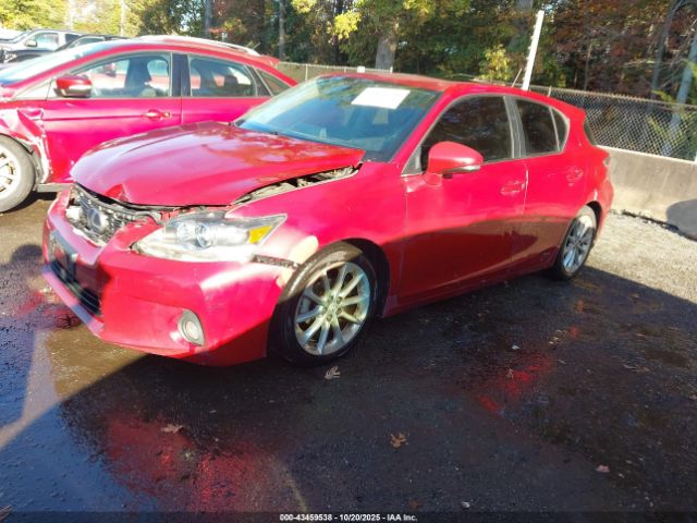 2012 LEXUS CT 200H JTHKD5BHXC2087314 Photo 1