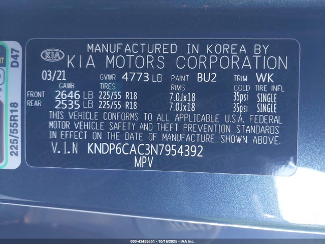 KIA Sportage Nightfall Edition 2022 KNDP6CAC3N7954392 Image 9