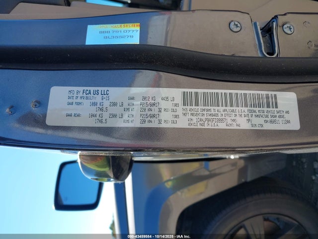 Jeep Patriot 2015 1C4NJPBA3FD399571 Image 9