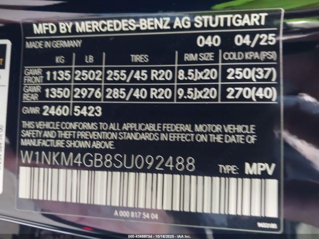 2025 MERCEDES-BENZ GLC 300 W1NKM4GB8SU092488 Photo 8