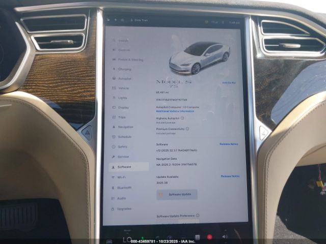 2016 TESLA MODEL S 5YJSA1E14GF157748 Photo 6