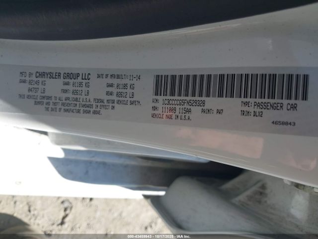 2015 CHRYSLER 200 1C3CCCCG5FN529328 Photo 8