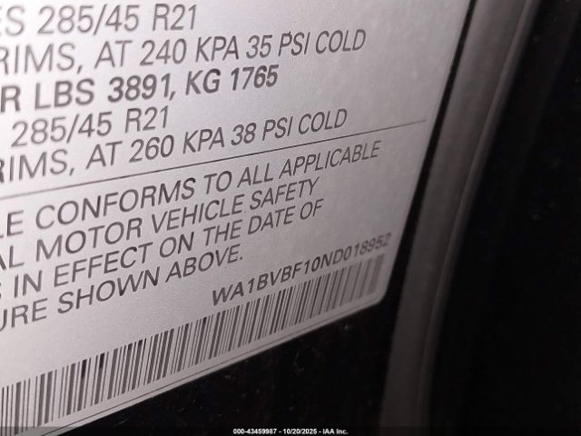 2022 AUDI Q8 WA1BVBF10ND018952 Photo 8