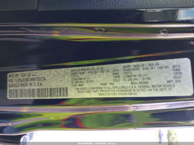 2022 JEEP WRANGLER UNLIMITED 1C4HJXDM7NW175274 Photo 8