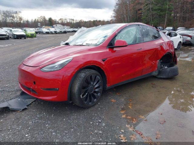 2022 TESLA MODEL Y 7SAYGDEF6NF379665 Photo 1