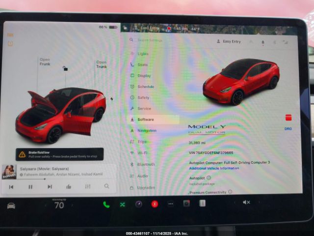 2022 TESLA MODEL Y 7SAYGDEF6NF379665 Photo 6