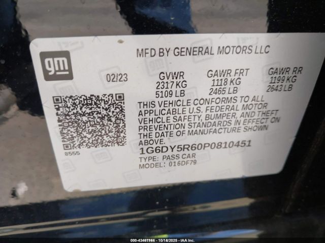 2023 CADILLAC CT5-V 1G6DY5R60P0810451 Photo 8