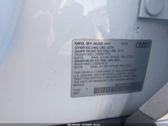 2024 AUDI Q5 WA1ABAFY1R2055747 Photo 8