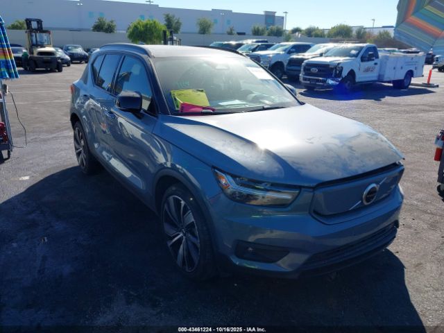 2021 VOLVO XC40 RECHARGE PURE ELECTRIC YV4ED3UR1M2584369
