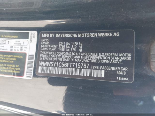 2015 MINI ROADSTER WMWSY1C56FT719787 Photo 8