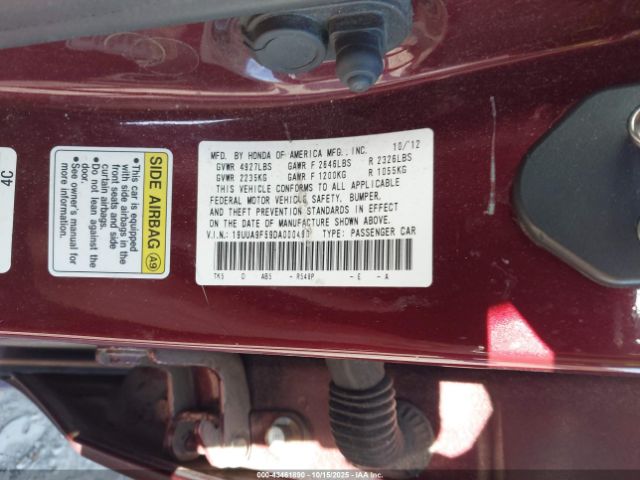 2013 ACURA TL 19UUA9F59DA000490 Photo 8