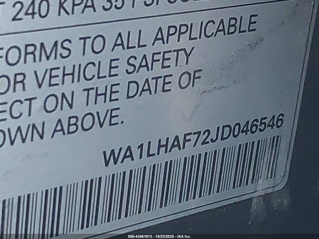 2018 AUDI Q7 WA1LHAF72JD046546 Photo 8