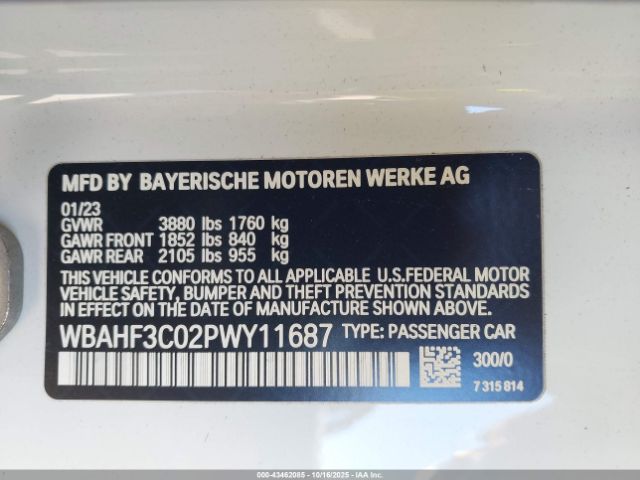 2023 BMW Z4 WBAHF3C02PWY11687 Photo 8