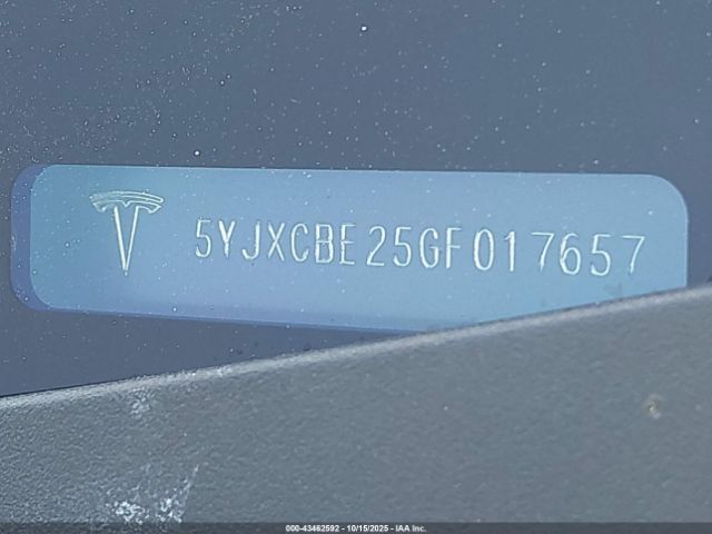 2016 TESLA MODEL X 5YJXCBE25GF017657 Photo 8