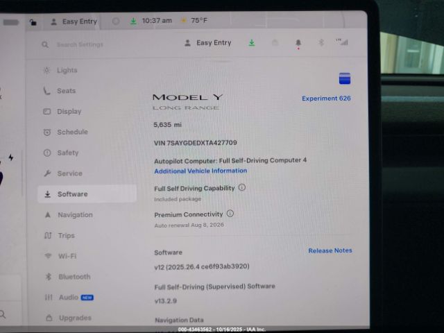 2026 TESLA MODEL Y 7SAYGDEDXTA427709 Photo 6