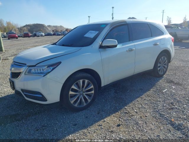 2014 ACURA MDX 5FRYD4H40EB049258 Photo 1
