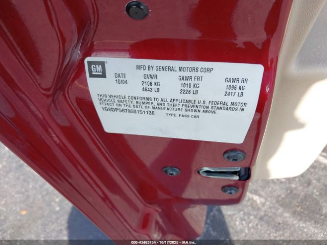 2005 CADILLAC CTS 1G6DP567950151136 Photo 8