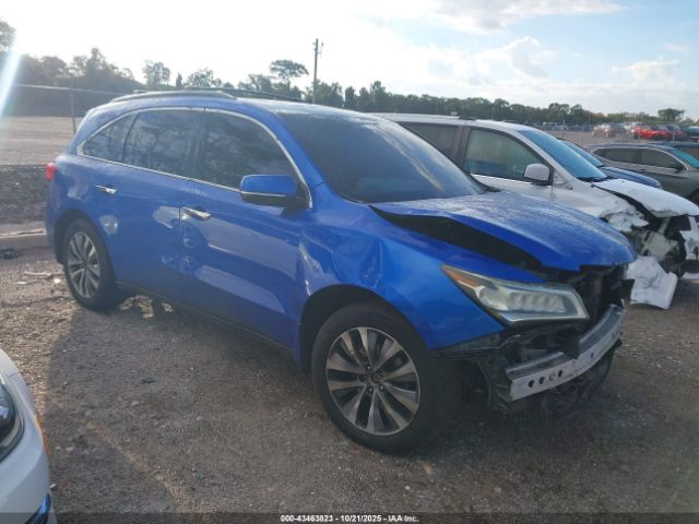 2015 ACURA MDX 5FRYD4H87FB004838