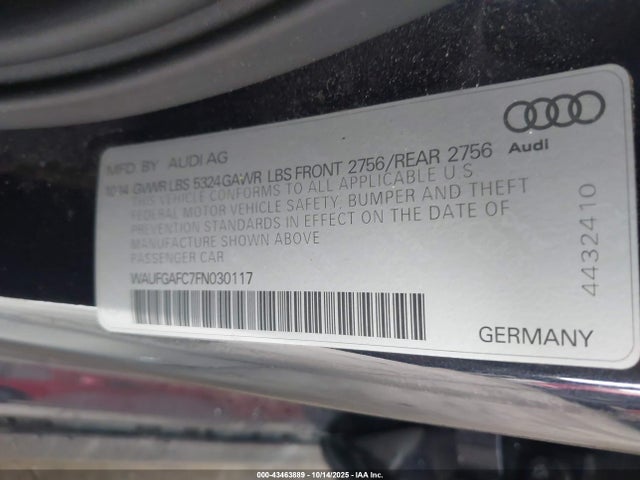 2015 AUDI A6 WAUFGAFC7FN030117 Photo 8