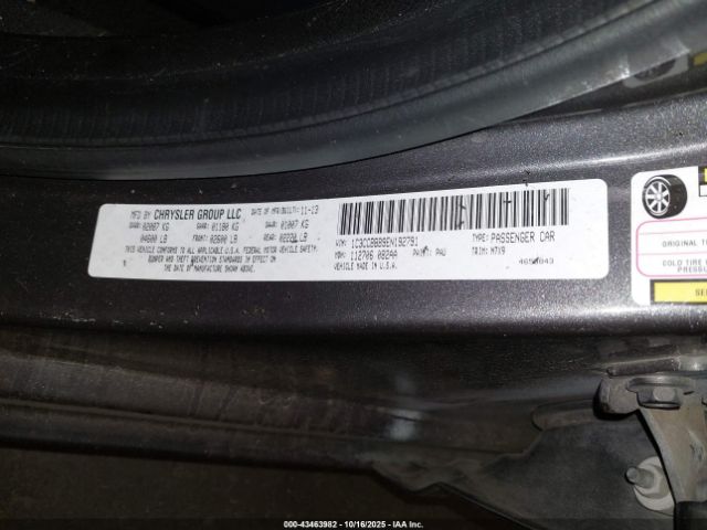 2014 CHRYSLER 200 1C3CCBBB9EN192791 Photo 8