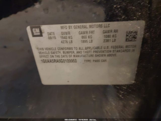 2016 CADILLAC ATS 1G6AA5RA6G0109960 Photo 8