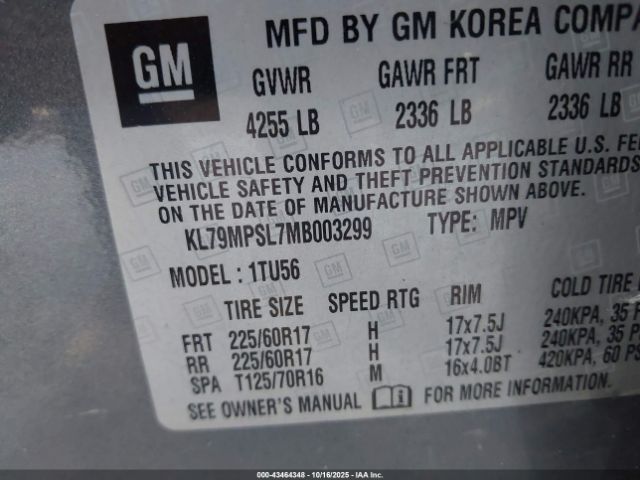 2021 CHEVROLET TRAILBLAZER KL79MPSL7MB003299 Photo 8