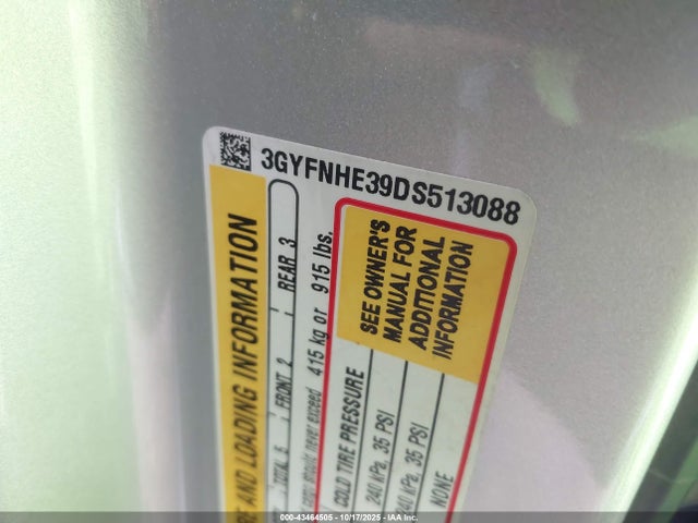 2013 CADILLAC SRX 3GYFNHE39DS513088 Photo 8